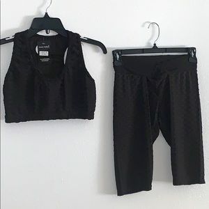 LADIES BLACK PANT SET